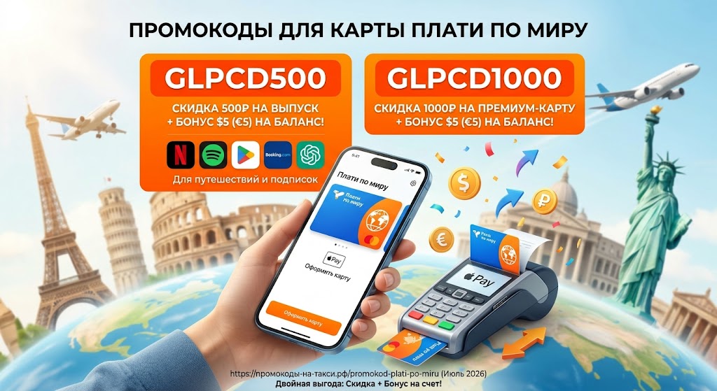Виртуальная карта Плати по миру для оплаты за рубежом